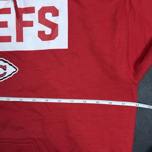 Kansas City Chiefs Hoodie Men's Size M Pullover Long Sleeve NFL Team Apparel - Picture 6 of 7